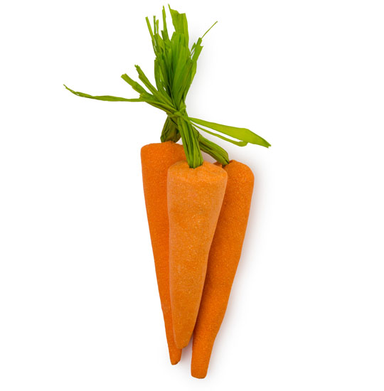 Bij Lush vinden ze dat worteltjes ook lekker zijn voor in bad!